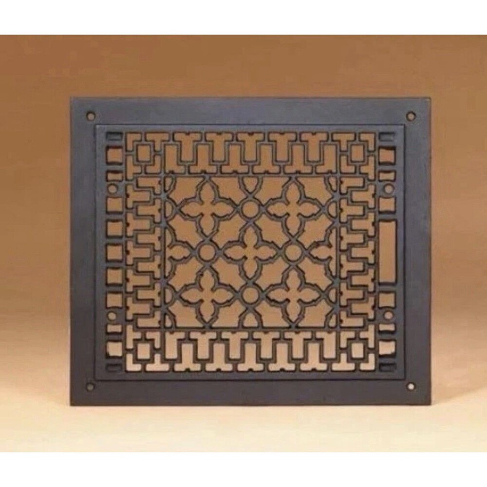 Minuteman International 12x14 Cast Iron Floor Grate Grille Black Register